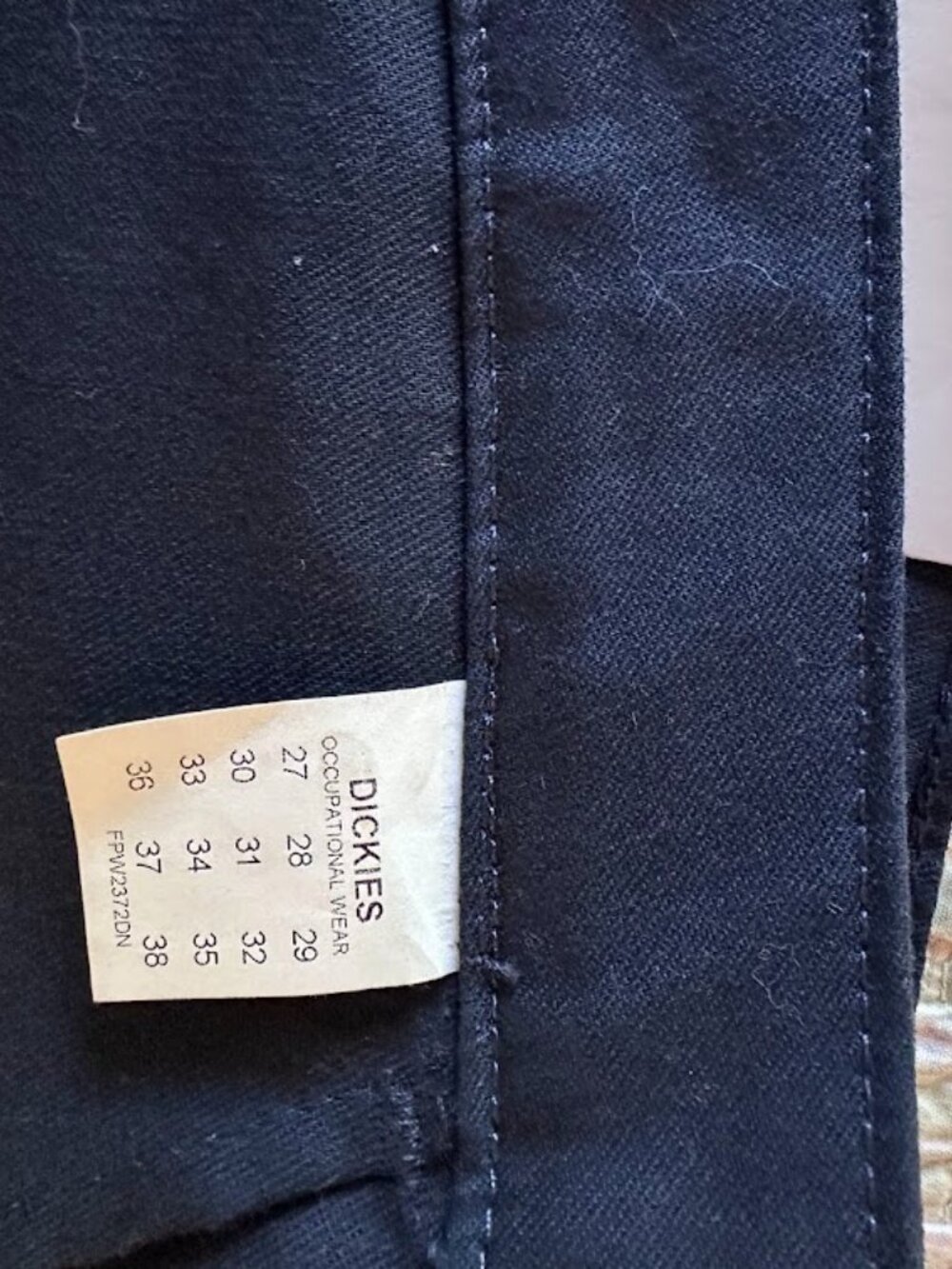 Dickies Women's Cargo Work Pants, Dark Navy, Plus Size 22W, NWT - Picture 3 of 4